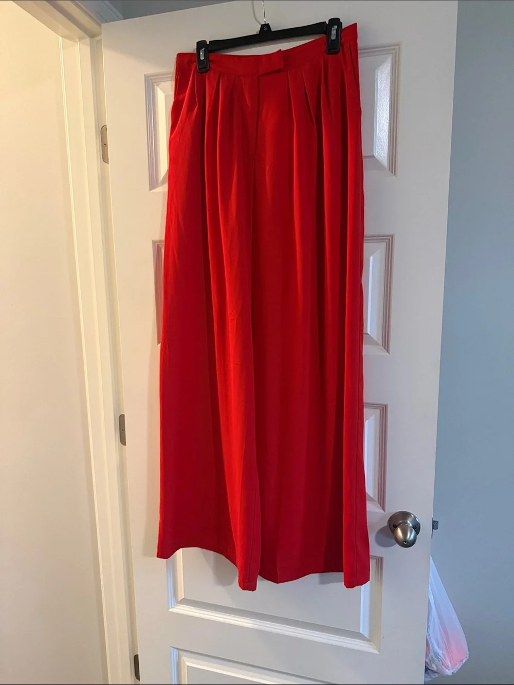 Fashion Nova Vibrant Red Wide-Leg High-Rise Trousers - Picture 2 of 2